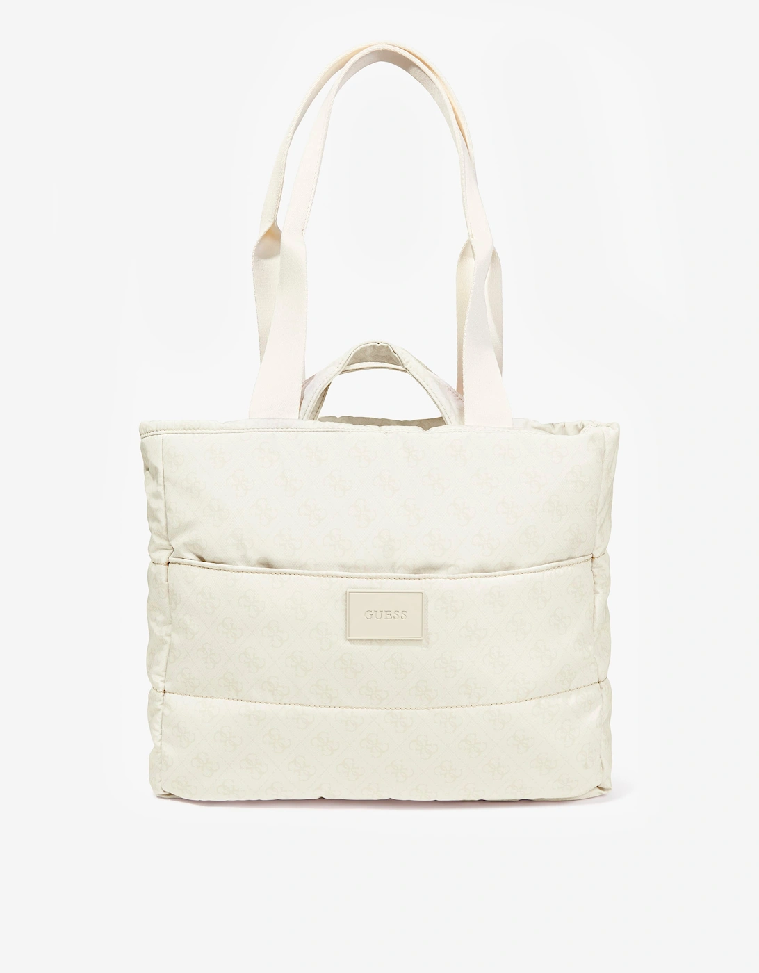 Guess Guess Baby Logo Changing Bag in Ivory (35cm) - Cream