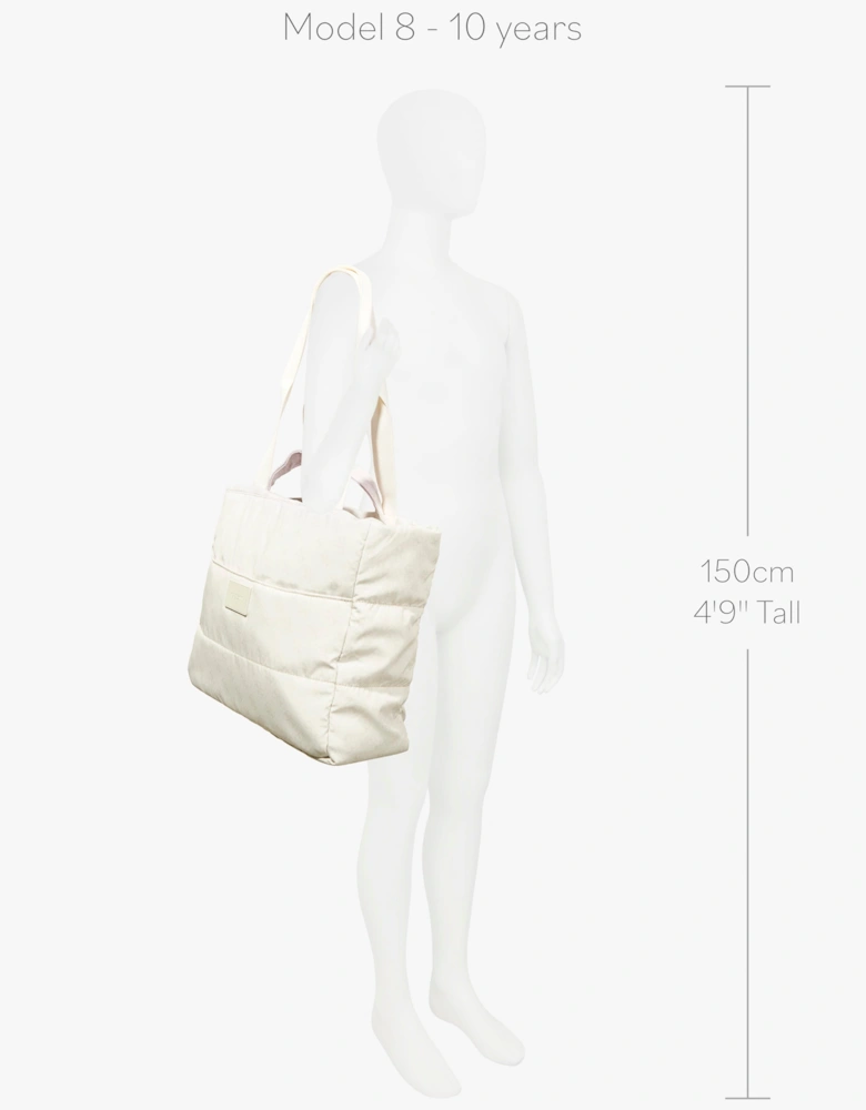 Guess Baby Logo Changing Bag in Ivory (35cm)
