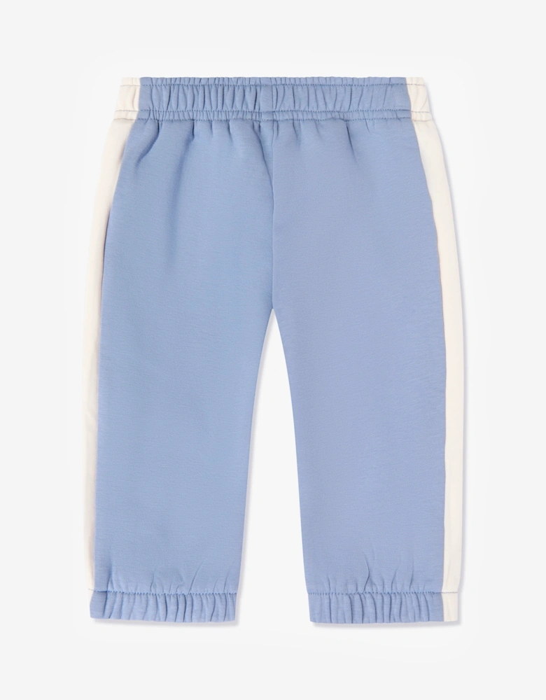 Emporio Armani Baby Boys Colourblock Joggers in Blue