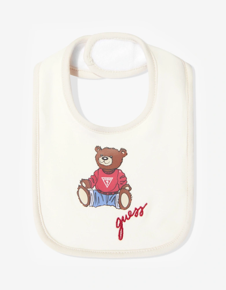 Guess Baby 2 Piece Bib Set in Black