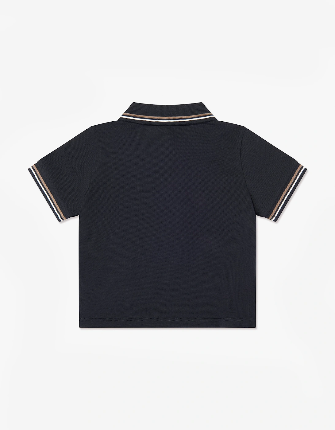 Emporio Armani Baby Boys Logo Polo Shirt in Navy