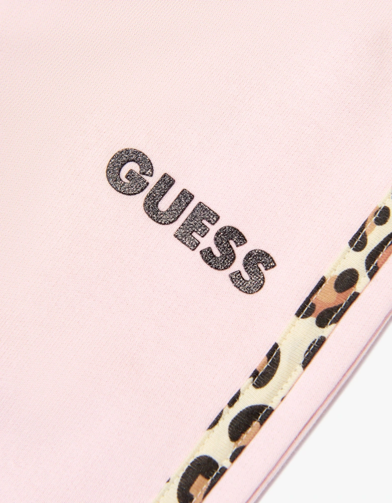 Guess Girls Logo Joggers in Pink