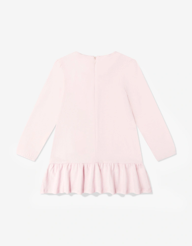Guess Girls Bag Print Dress in Pink