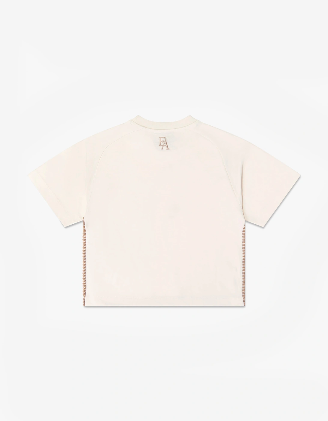 Emporio Armani Boys Logo T-Shirt in Ivory
