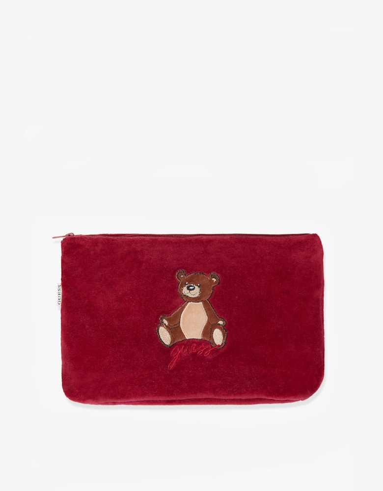 Guess Baby Teddy Bear Trouser Set in Red