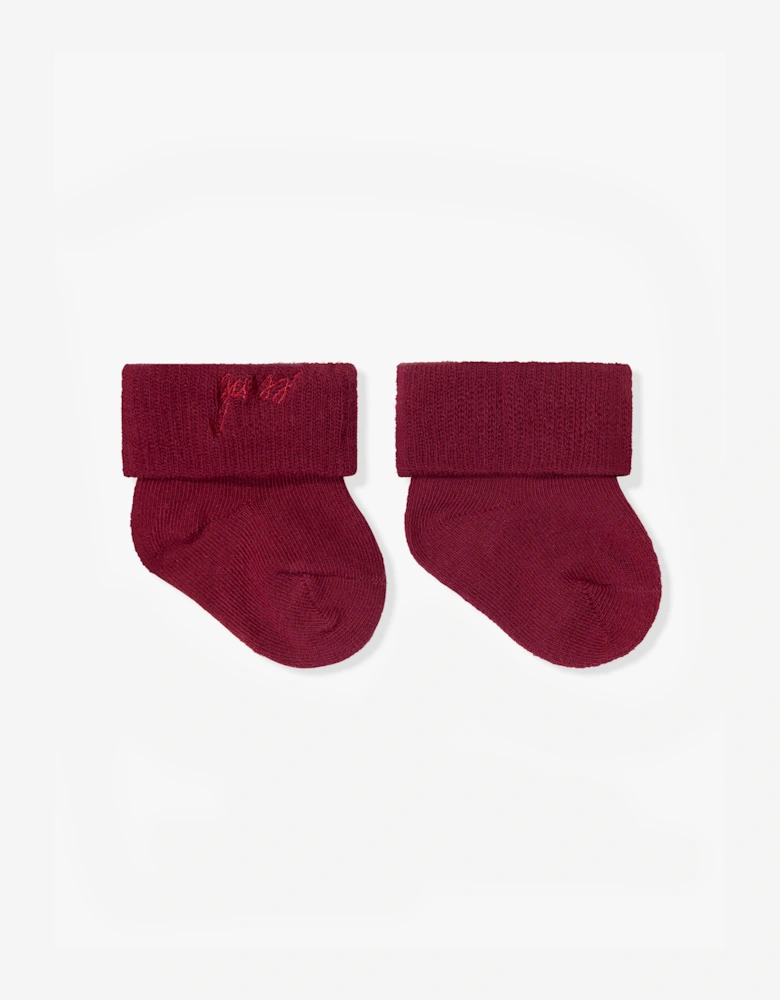 Guess Baby Teddy Bear Trouser Set in Red
