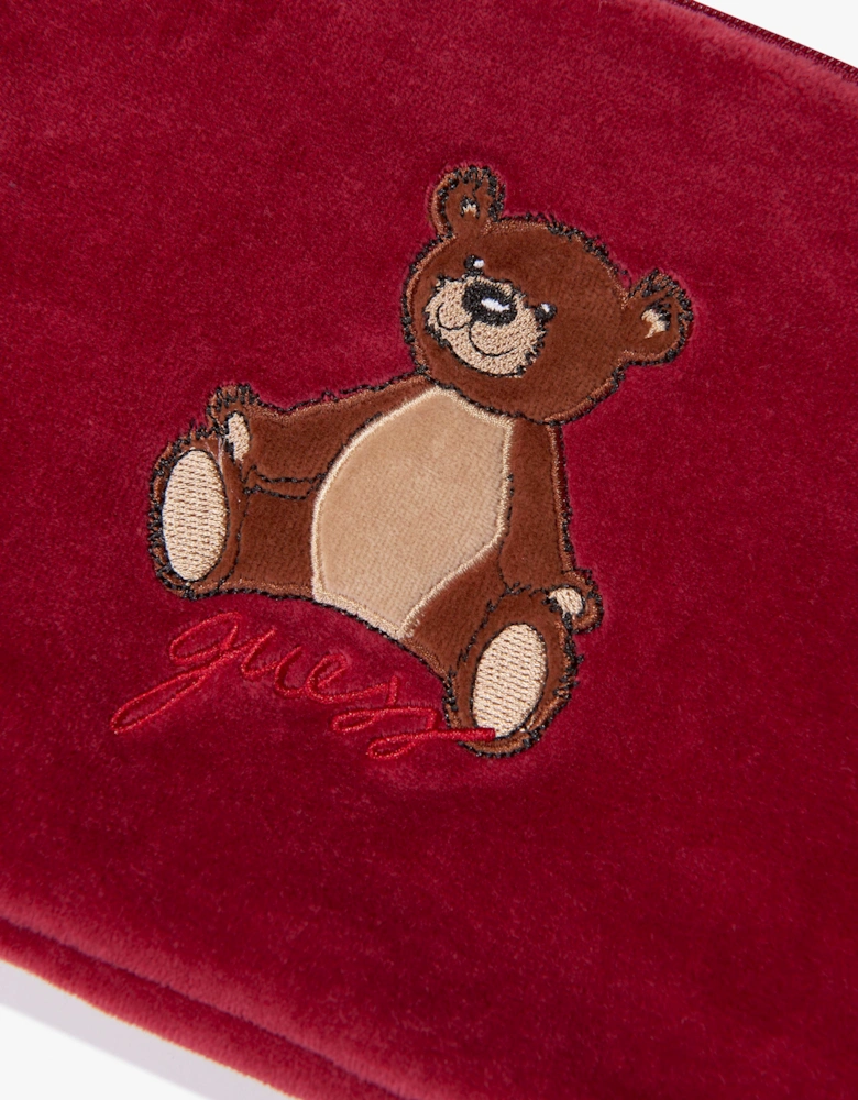 Guess Baby Teddy Bear Trouser Set in Red