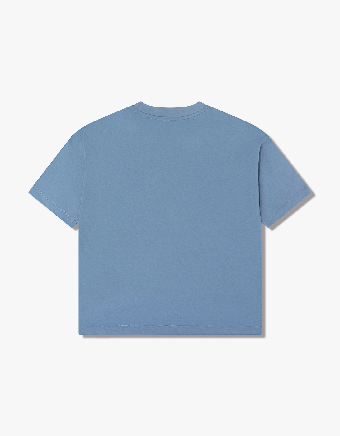 EA7 Emporio Armani Boys Train Oversize Logo T-Shirt in Blue