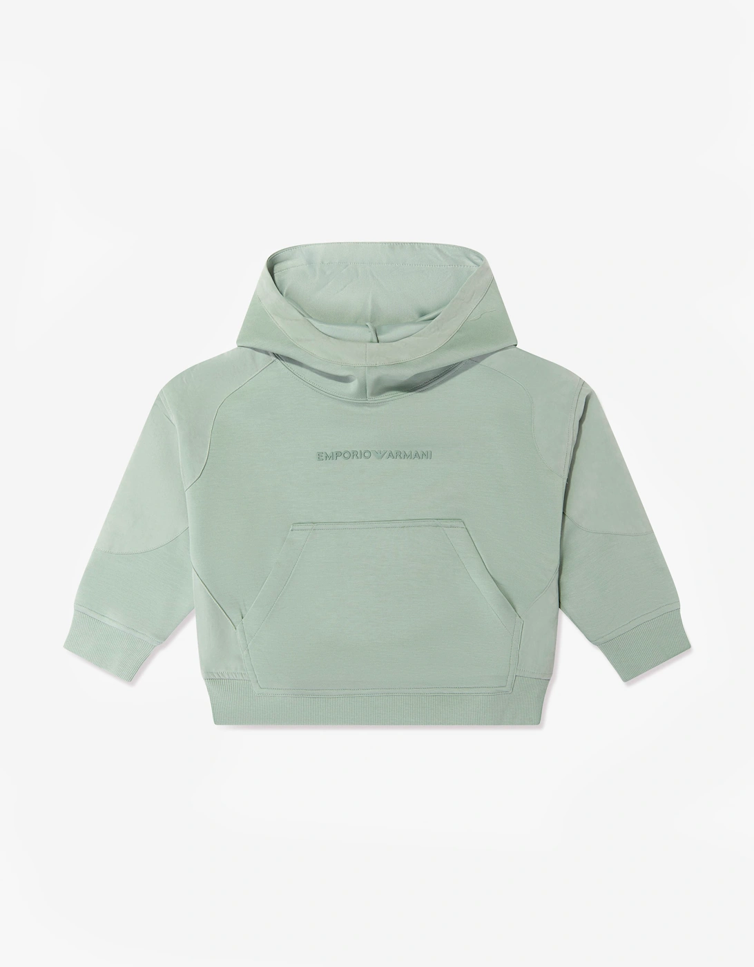 Emporio Armani Emporio Armani Boys Logo Hoodie in Green