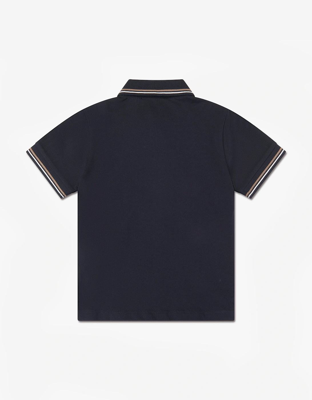 Emporio Armani Boys Logo Polo Shirt in Navy
