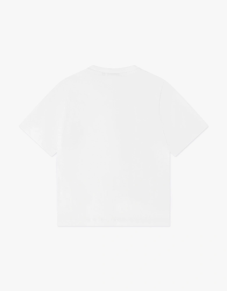EA7 Emporio Armani Boys Train Visibility T-Shirt in White