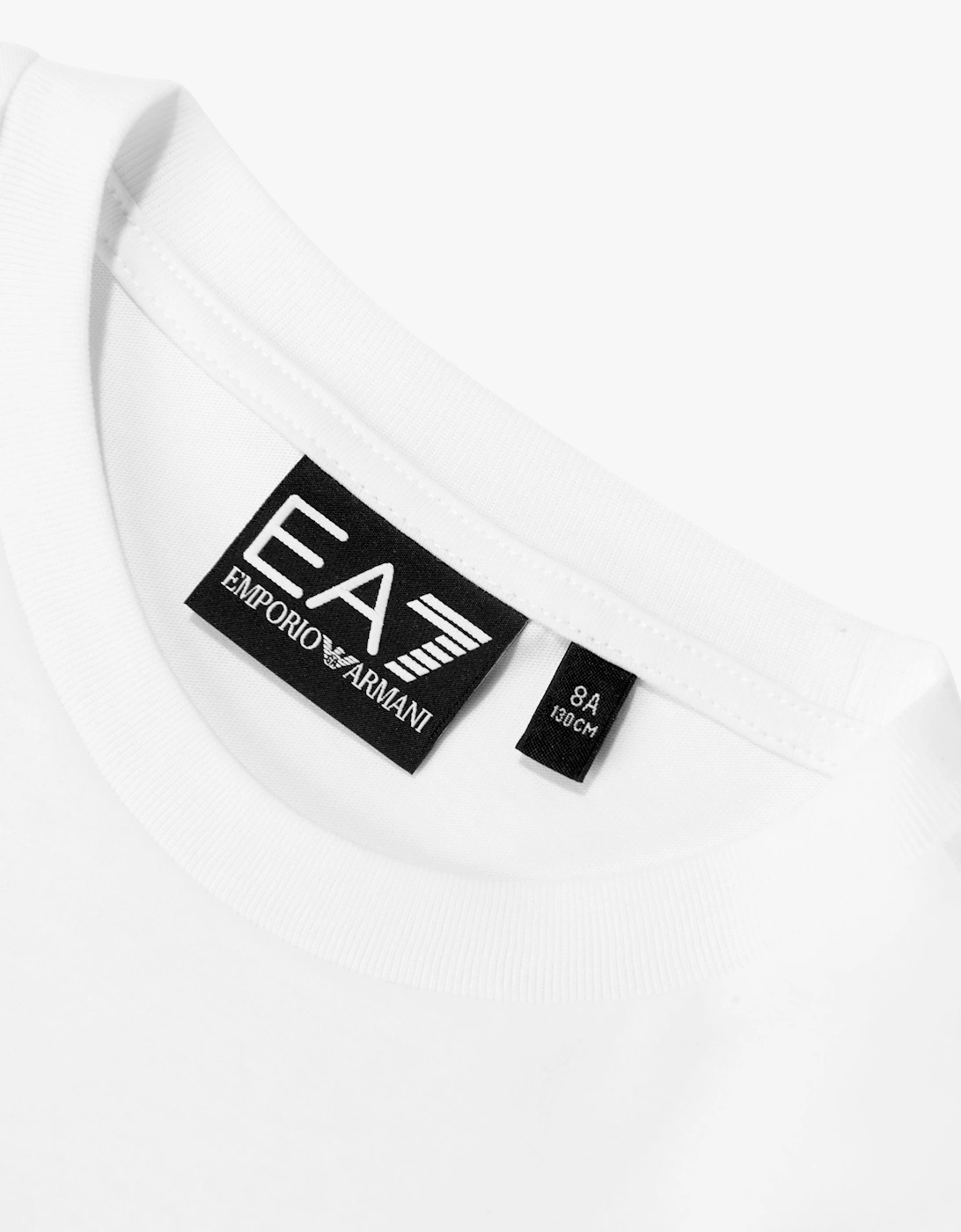 EA7 Emporio Armani Boys Train Visibility T-Shirt in White