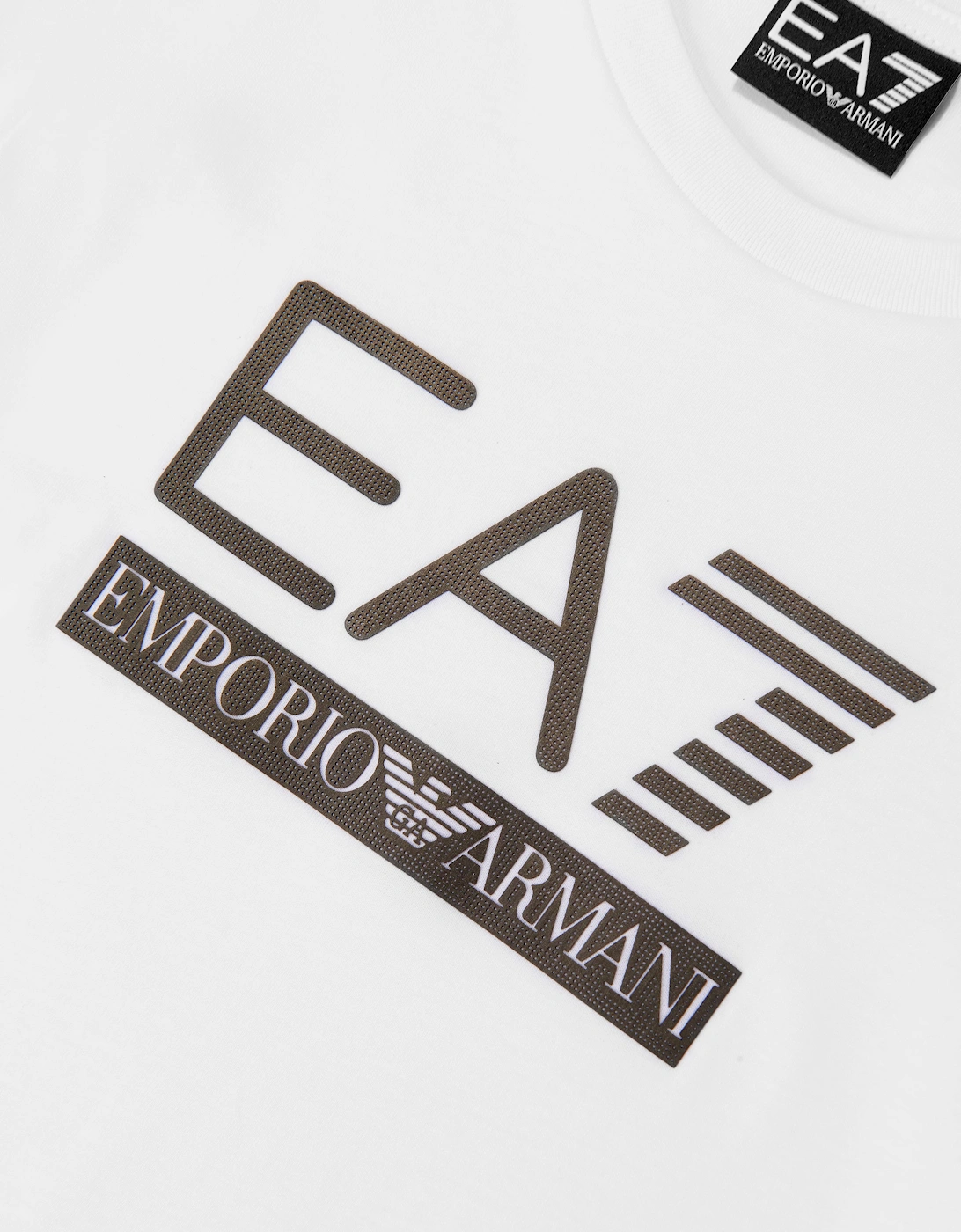 EA7 Emporio Armani Boys Train Visibility T-Shirt in White