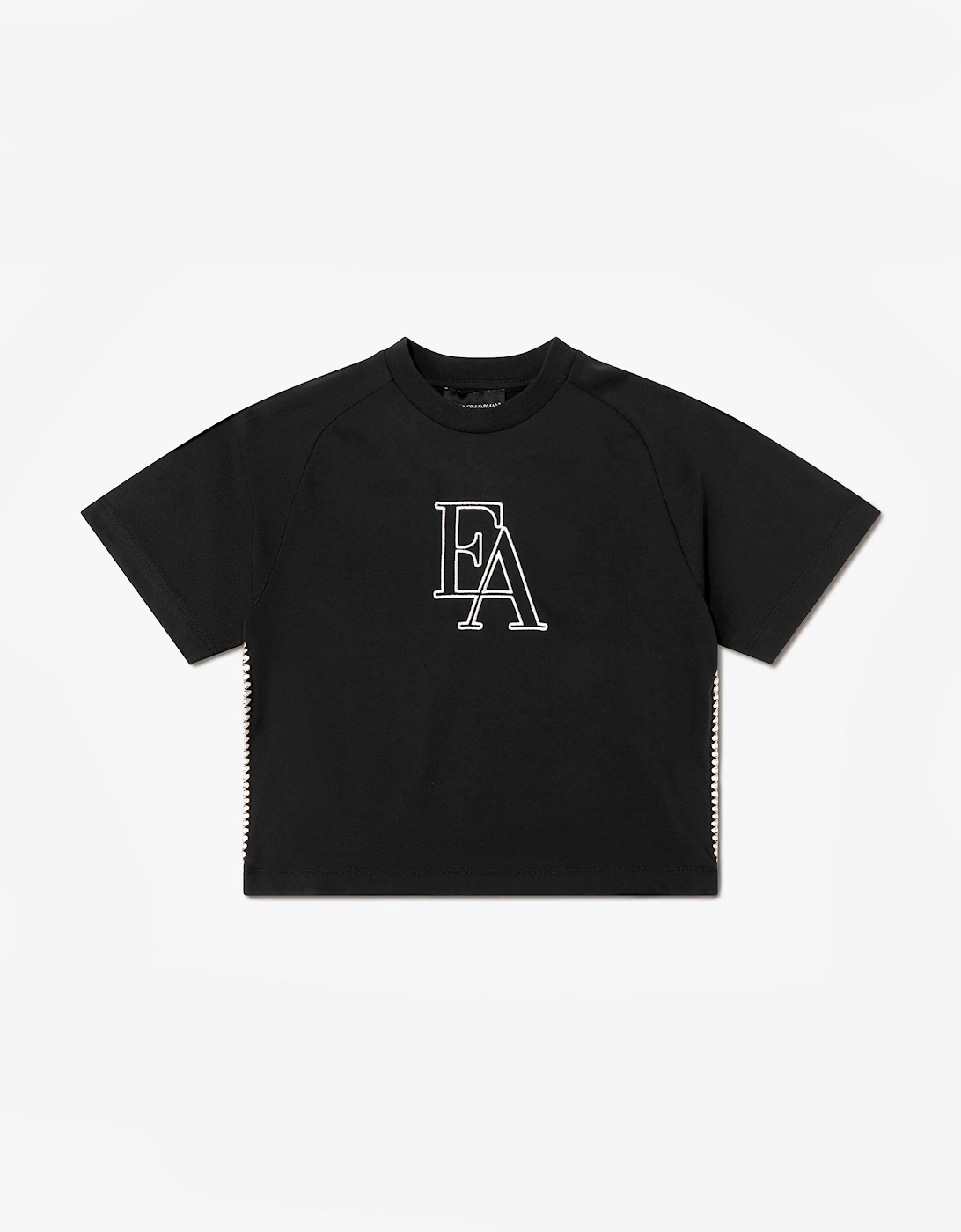 Emporio Armani Boys Logo T-Shirt in Navy
