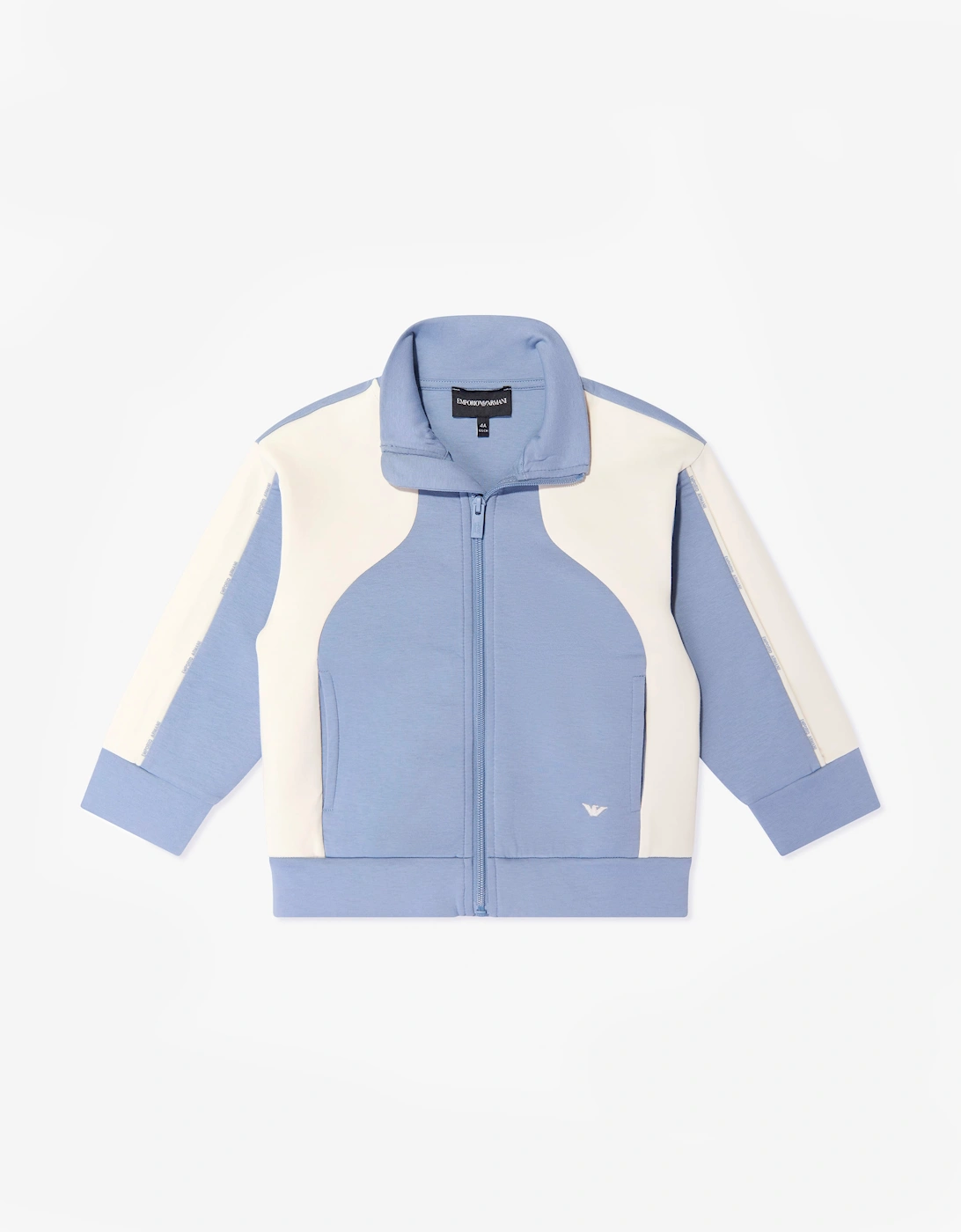 Emporio Armani Boys Colourblock Tracksuit in Blue