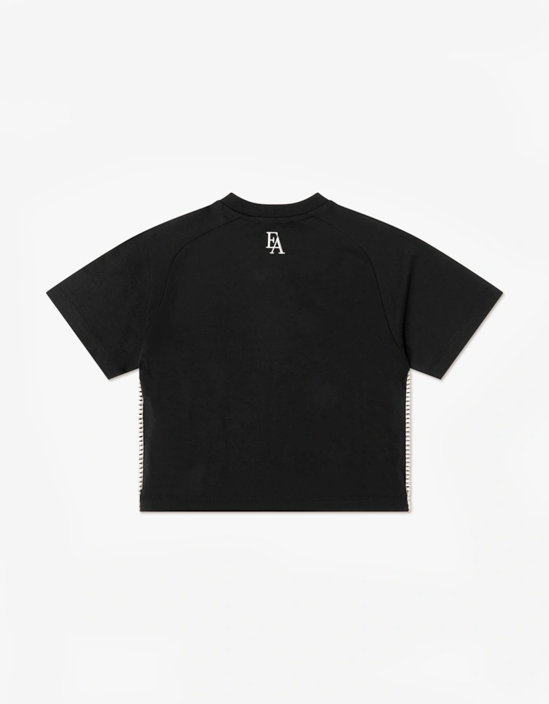 Emporio Armani Boys Logo T-Shirt in Navy