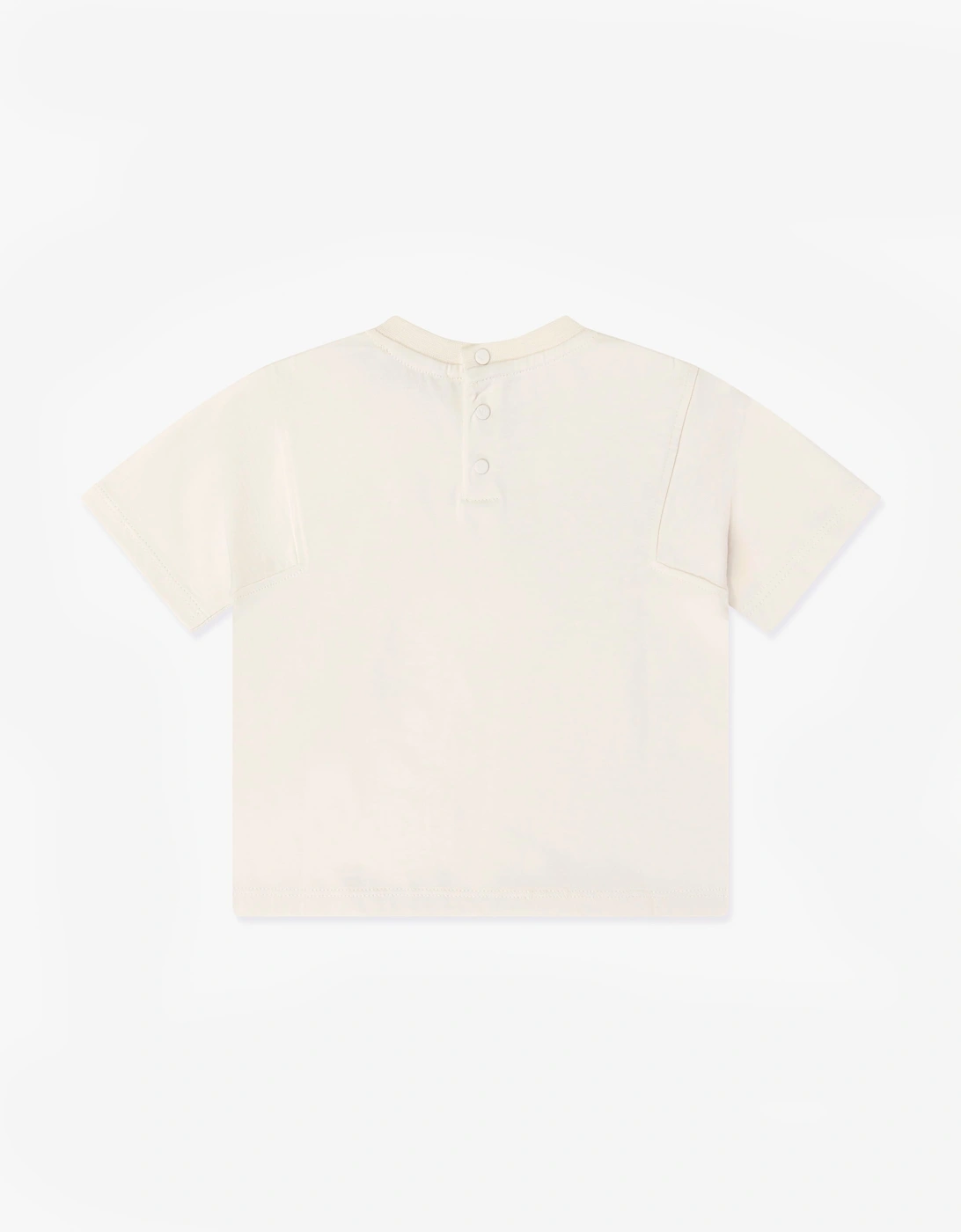 Emporio Armani Baby Boys Logo T-Shirt in Ivory