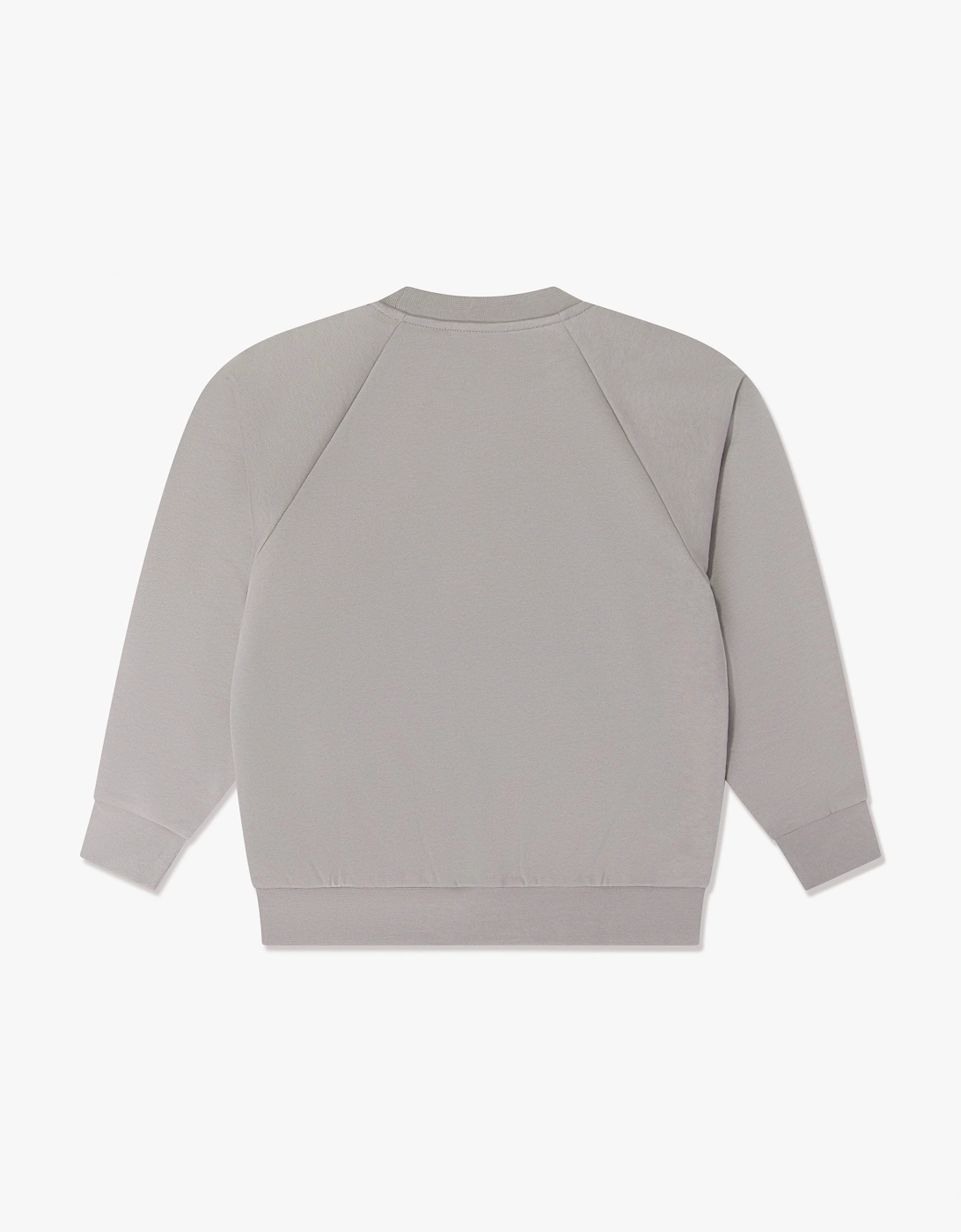 EA7 Emporio Armani Boys Train Logo Tape Sweatshirt in Grey