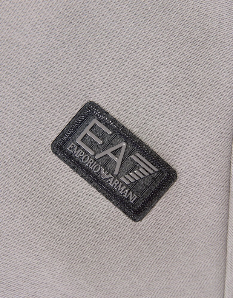 EA7 Emporio Armani Boys Train Logo Tape Sweatshirt in Grey