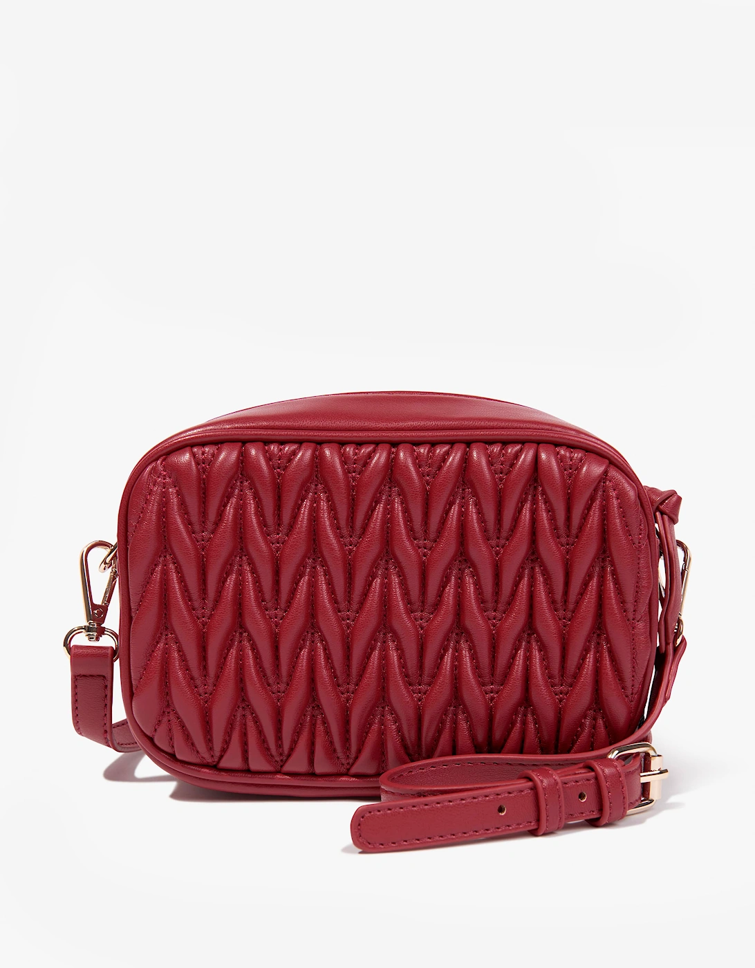 Guess Girls Quilted Crossbody Bag in Red (18cm)