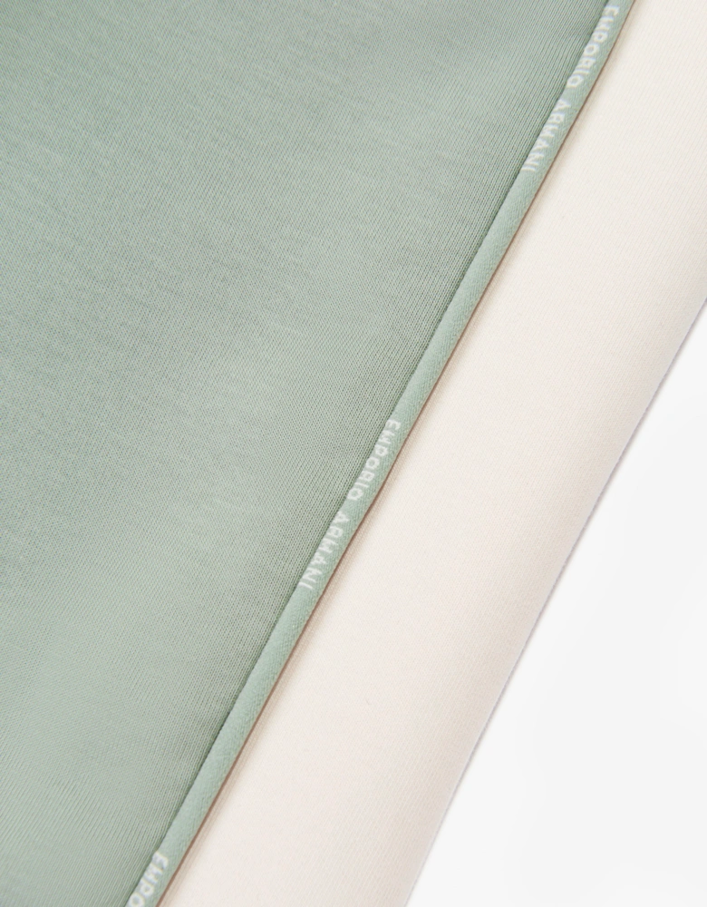 Emporio Armani Boys Colourblock Joggers in Green