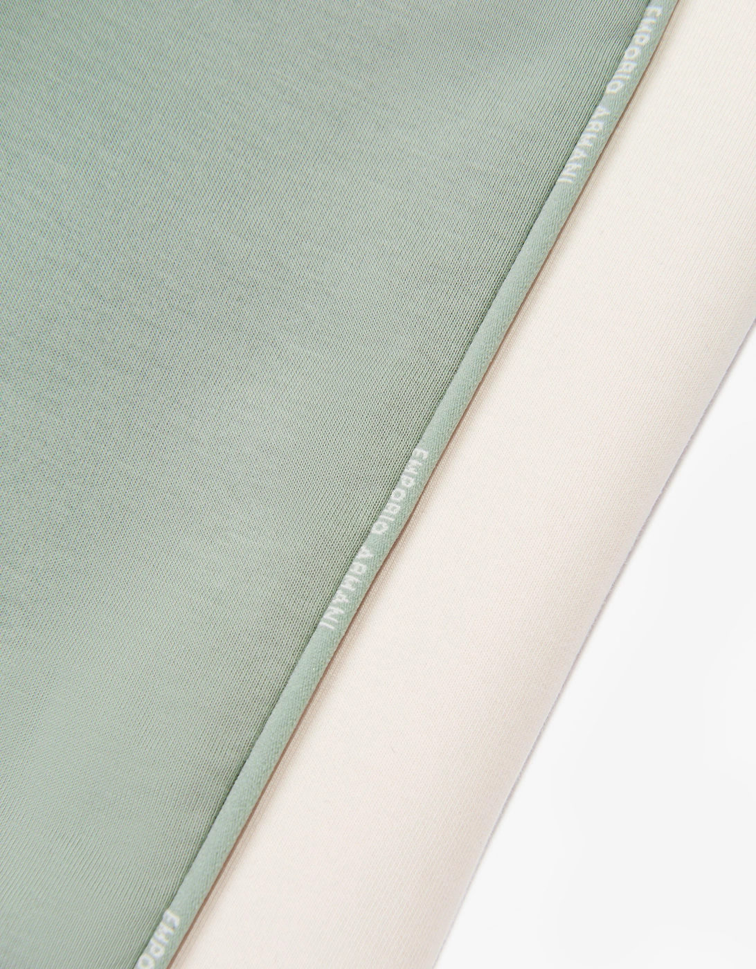 Emporio Armani Boys Colourblock Joggers in Green