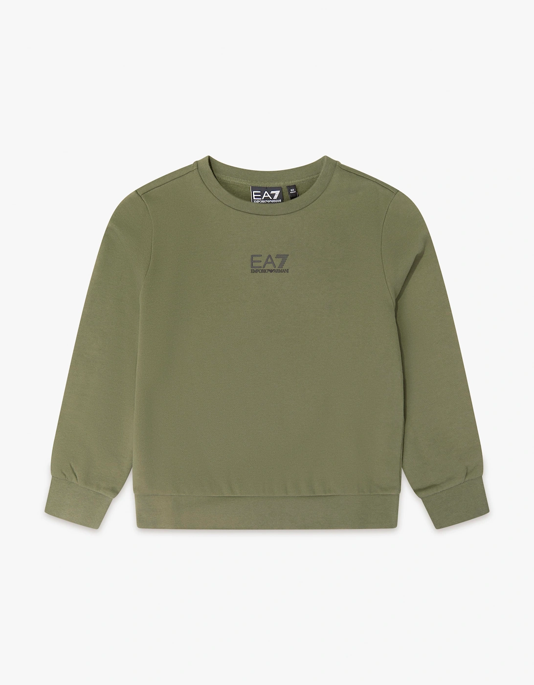 EA7 Emporio Armani Boys Train Core ID Sweatshirt in Green