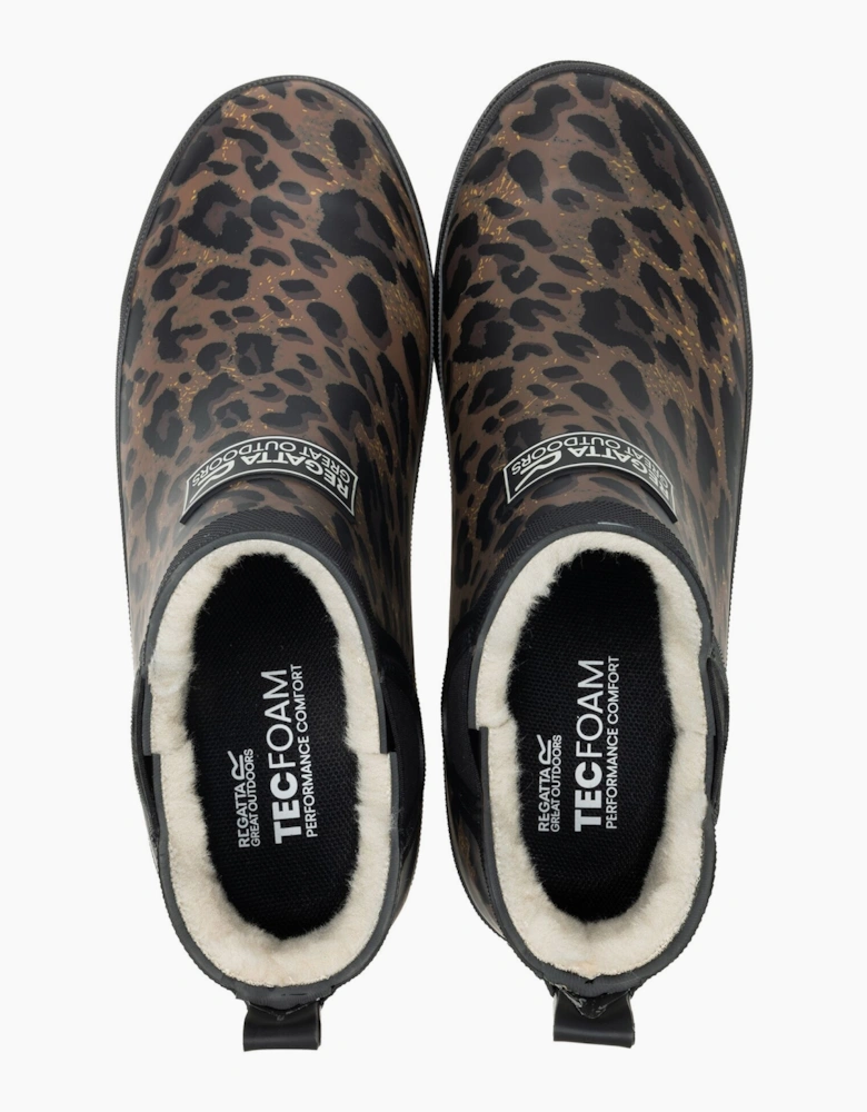 Regatta Womens/Ladies Harper Cosy ll Leopard Print Wellington Boots