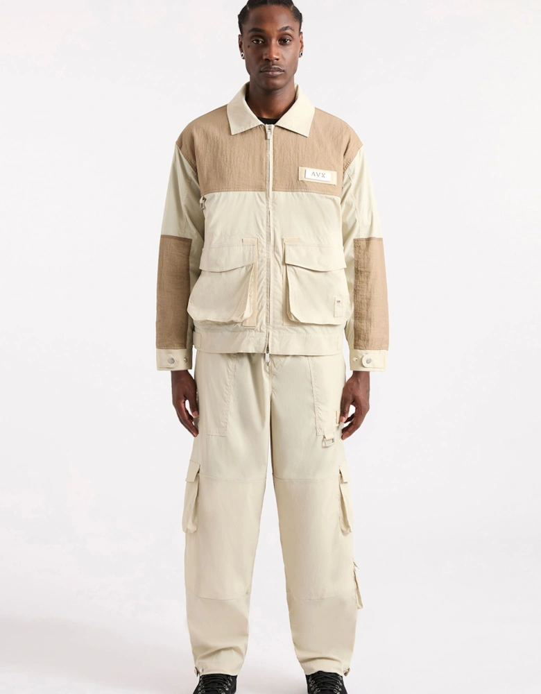 Mellor Utility Jacket - Sand Brown