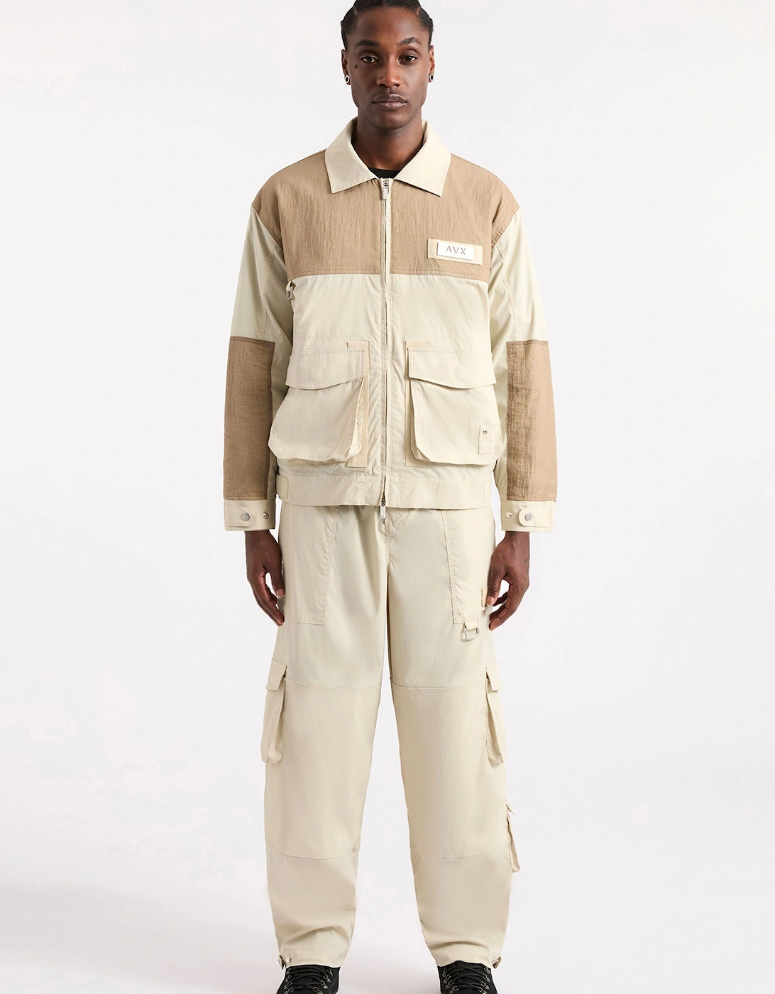 Mellor Utility Jacket - Sand Brown