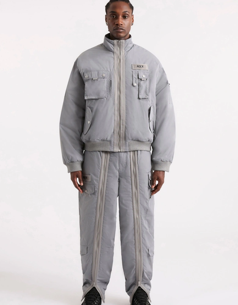 Callo Flight Jacket - Shadow Grey