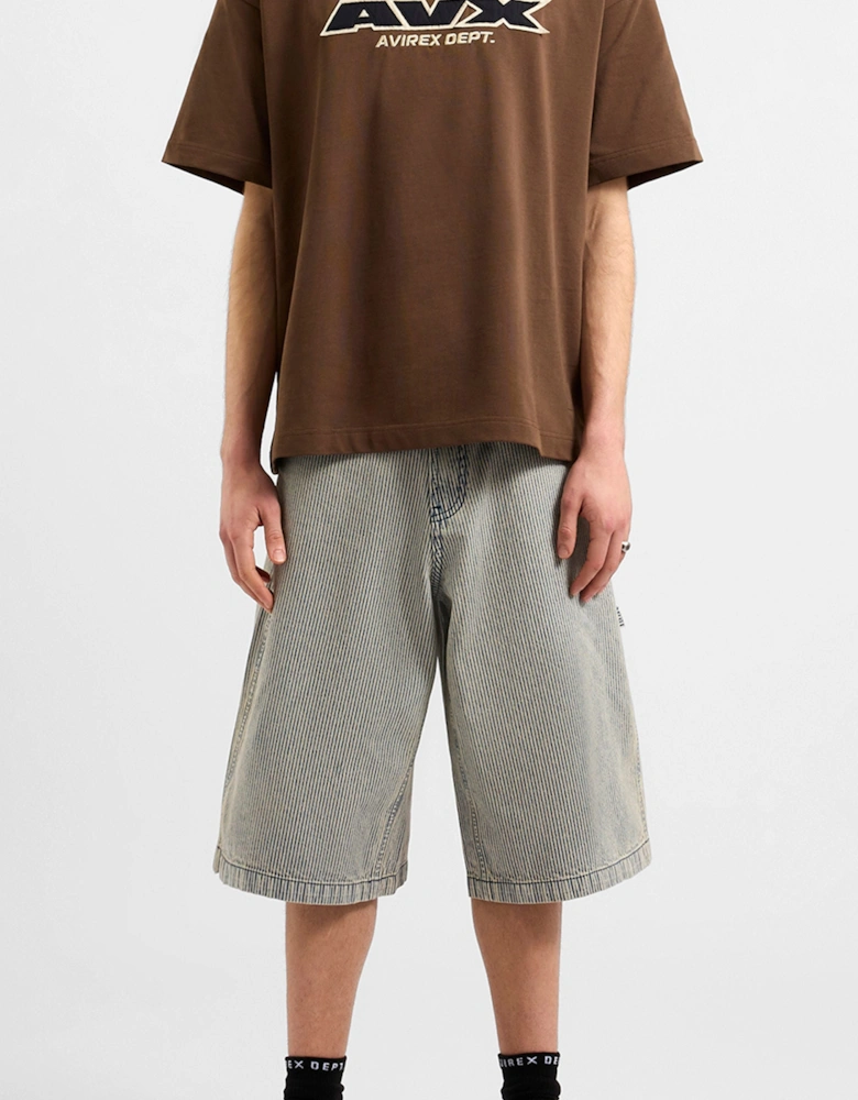 DAM DENIM SHORT - Light Denim Blue