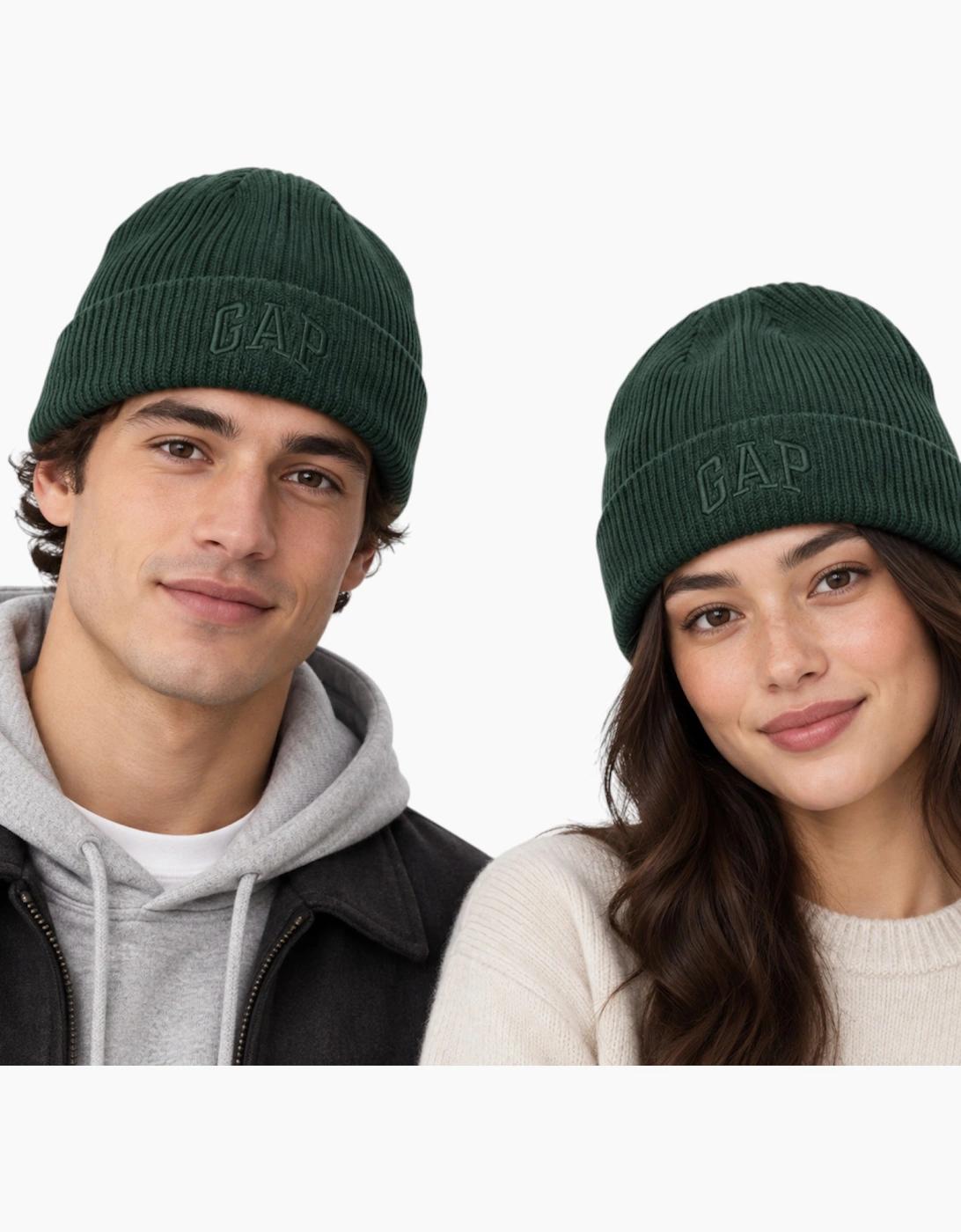 Gap GAP Hat Adult Logo Beanie Winter Warm Unisex Caps - Green