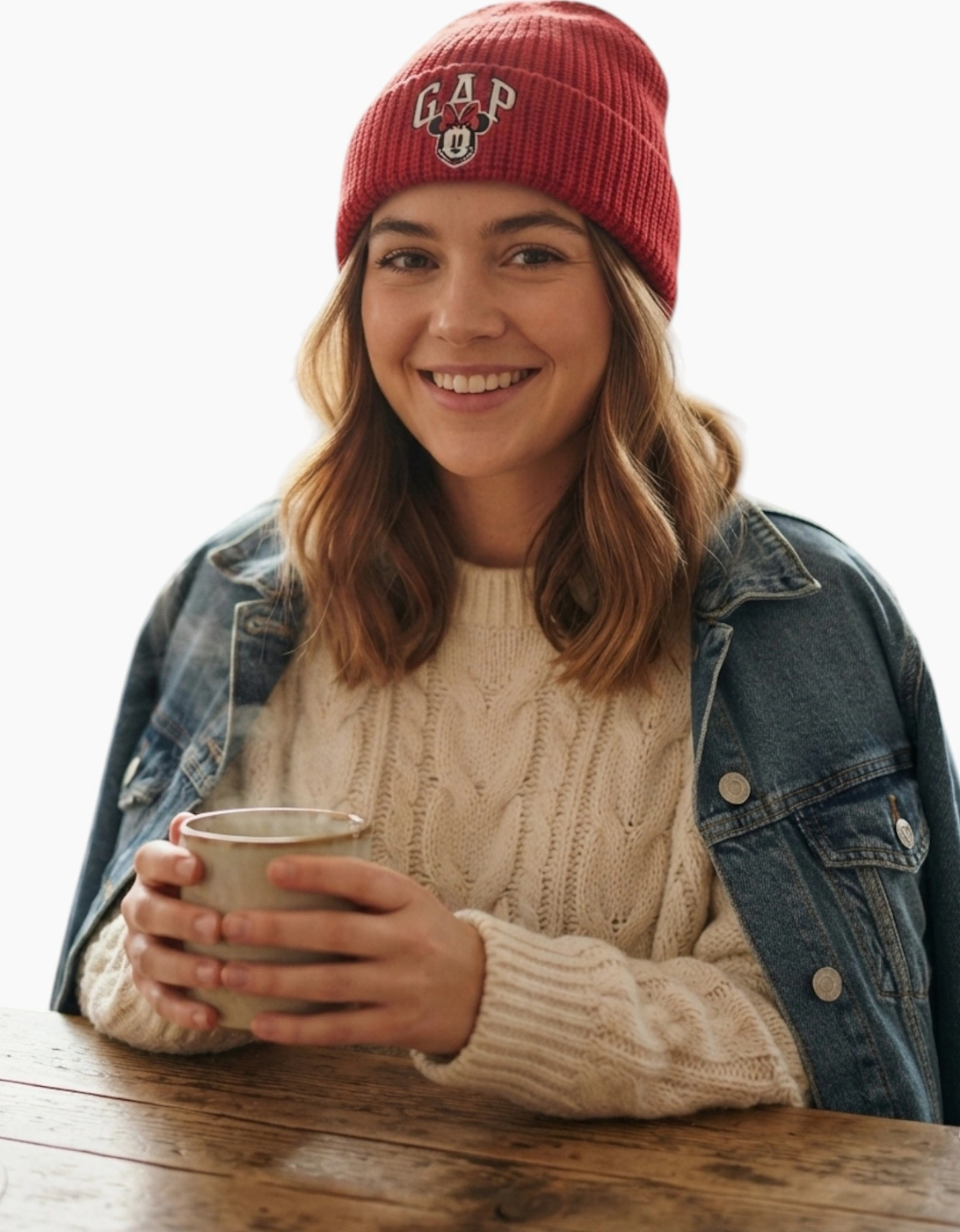 GAP Womens Cap Disney Minni Mouse Beanie Hat
