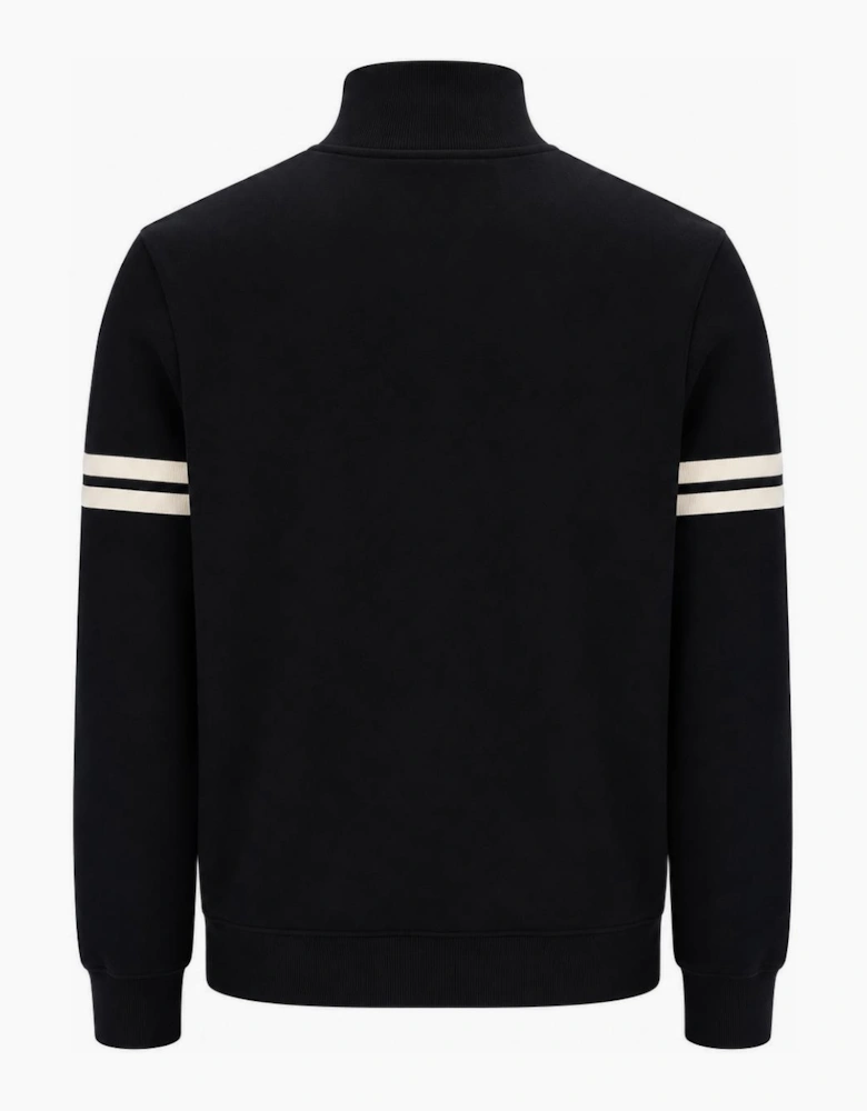 Sergio Tacchini Orion 1/4 Zip Sweatshirt Black/Peyote