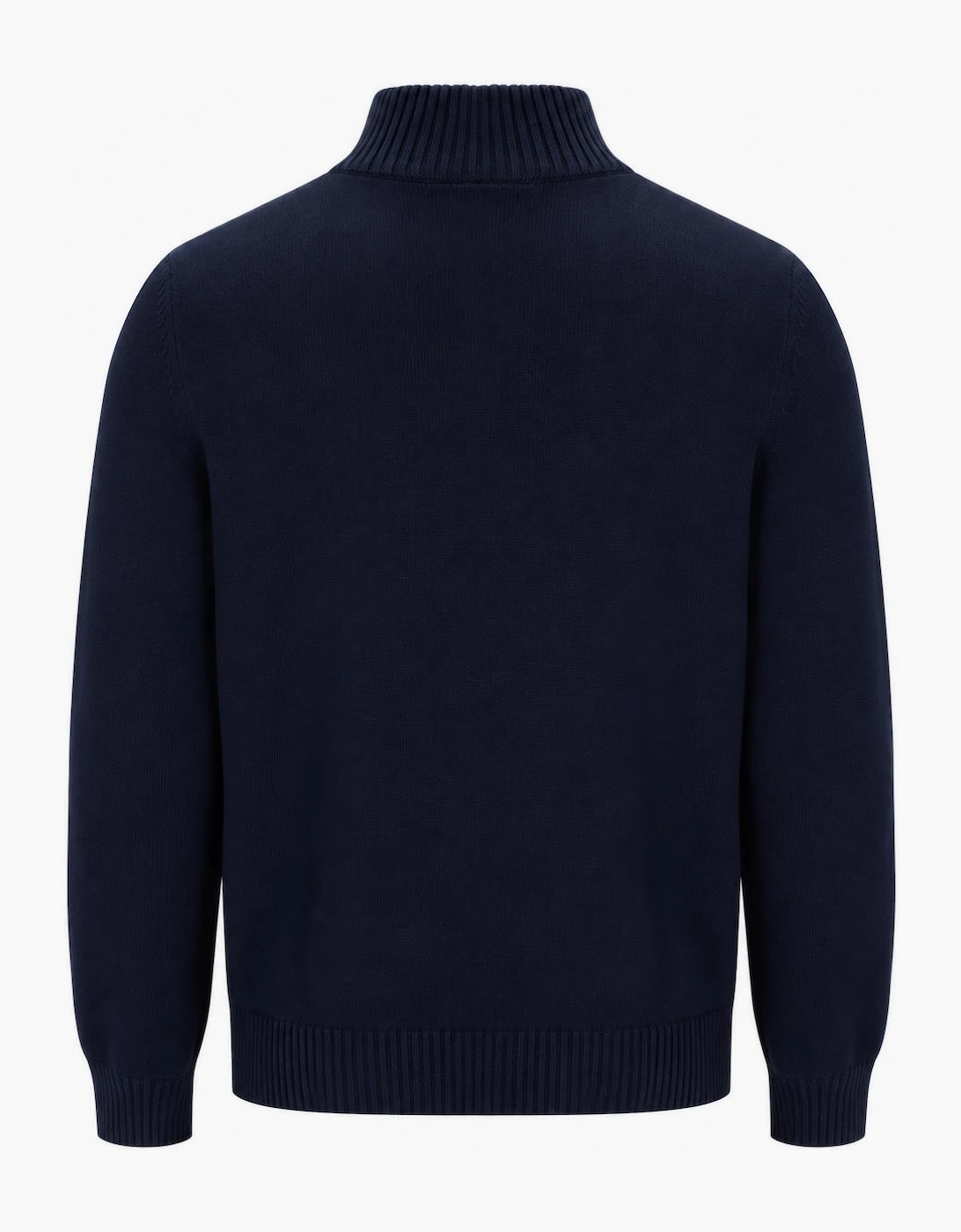 Sergio Tacchini New Dallas 1/4 Zip Knitted Jumper Maritime Blue/Peyote