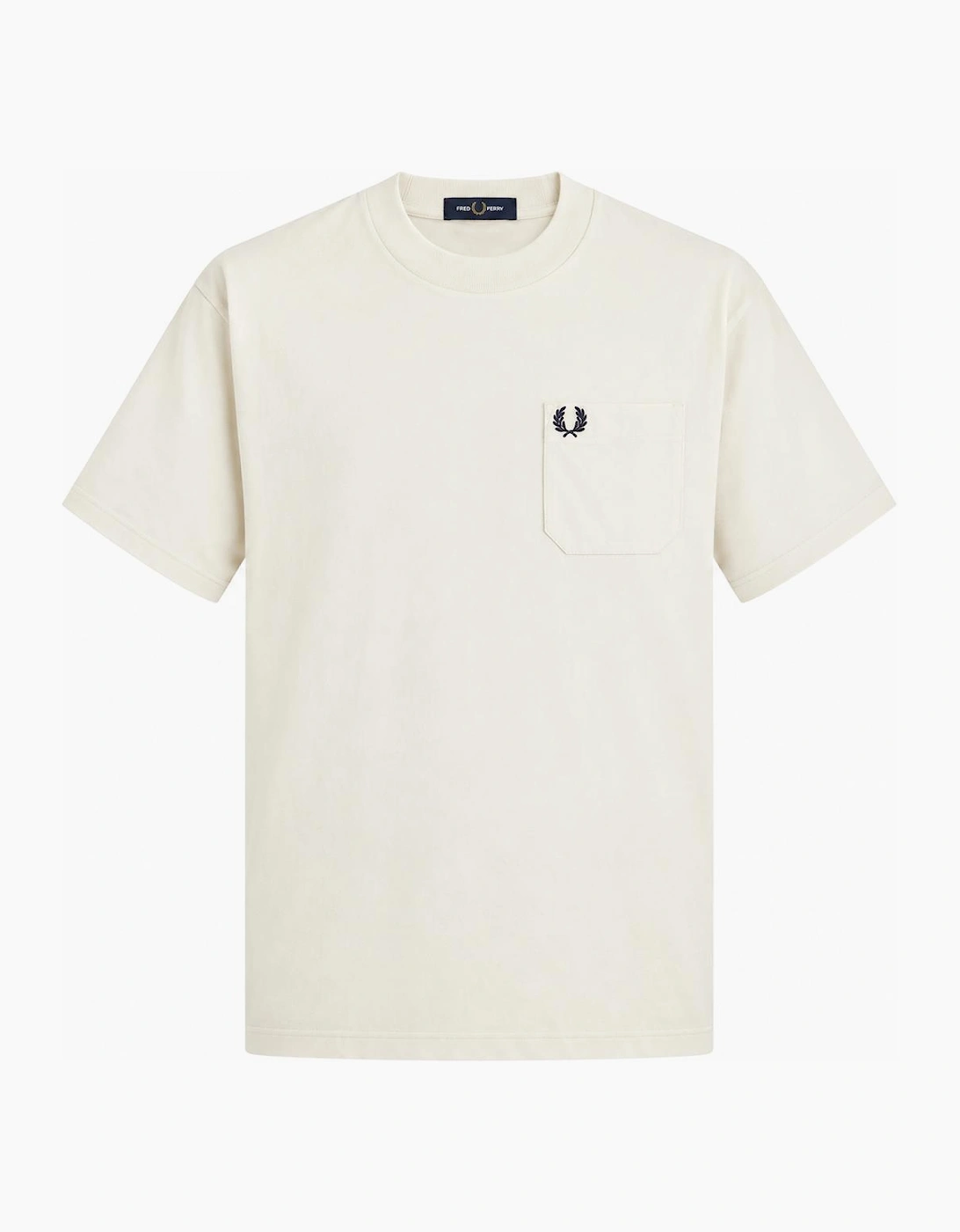Fred Perry Relaxed Pocket T-Shirt Ecru