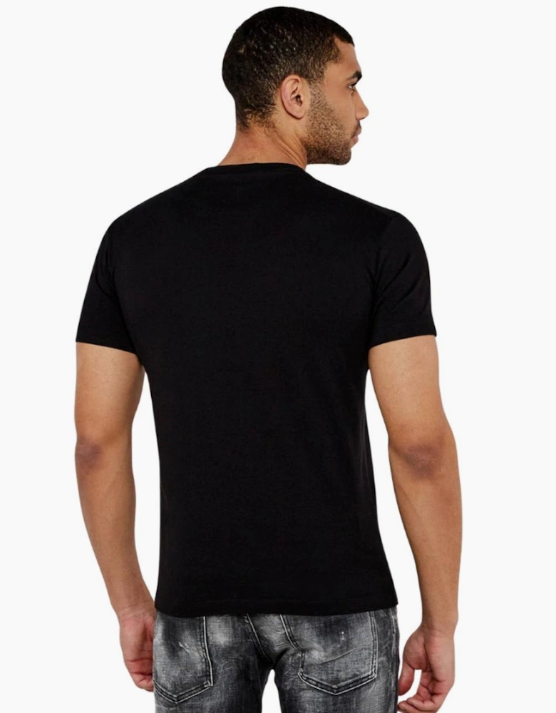 Dsquared2 Adventure Is Calling T-Shirt in Black