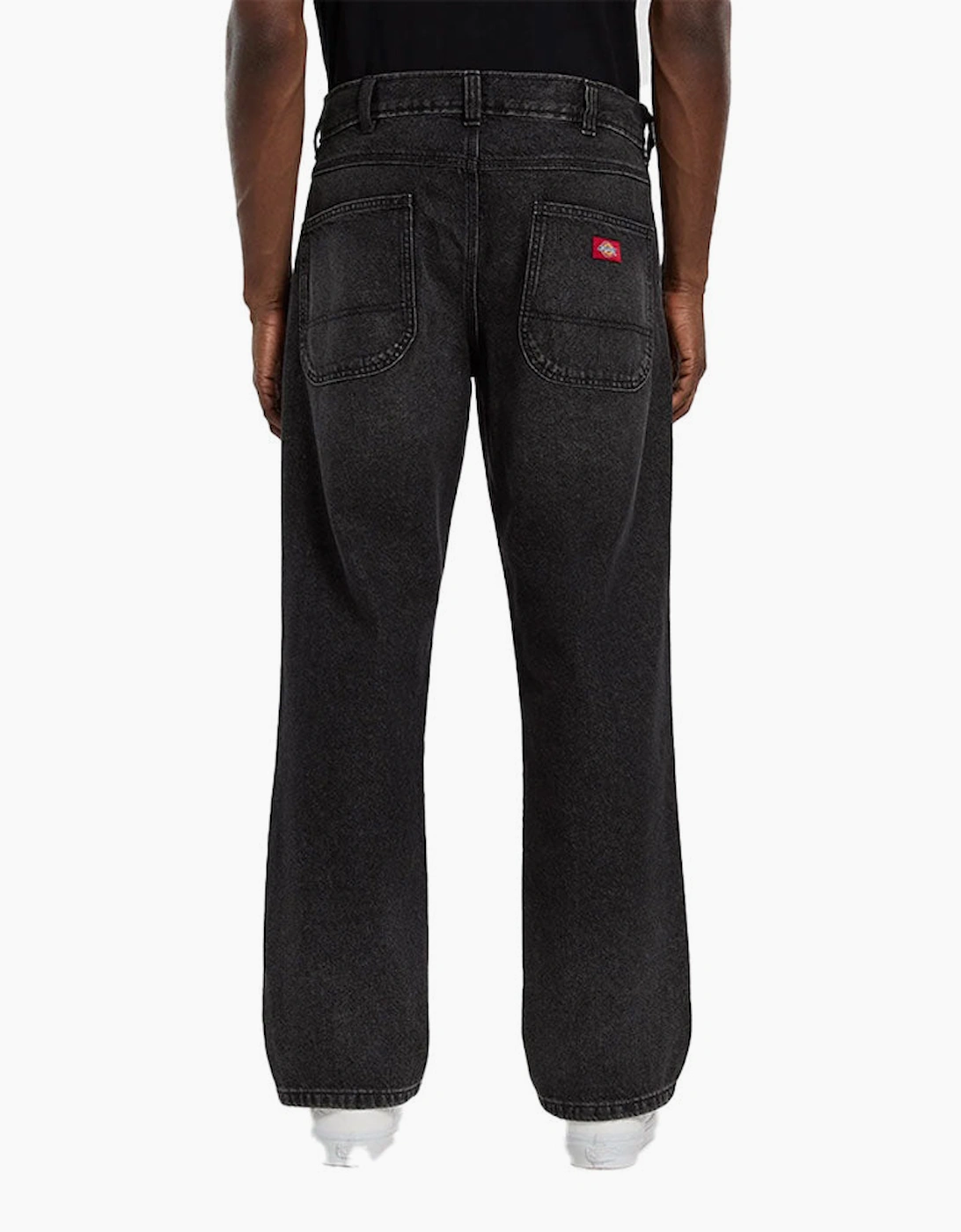 Dickies 954 Relaxed Straight Work Jeans - Black Wash Faded DK0A882AL241