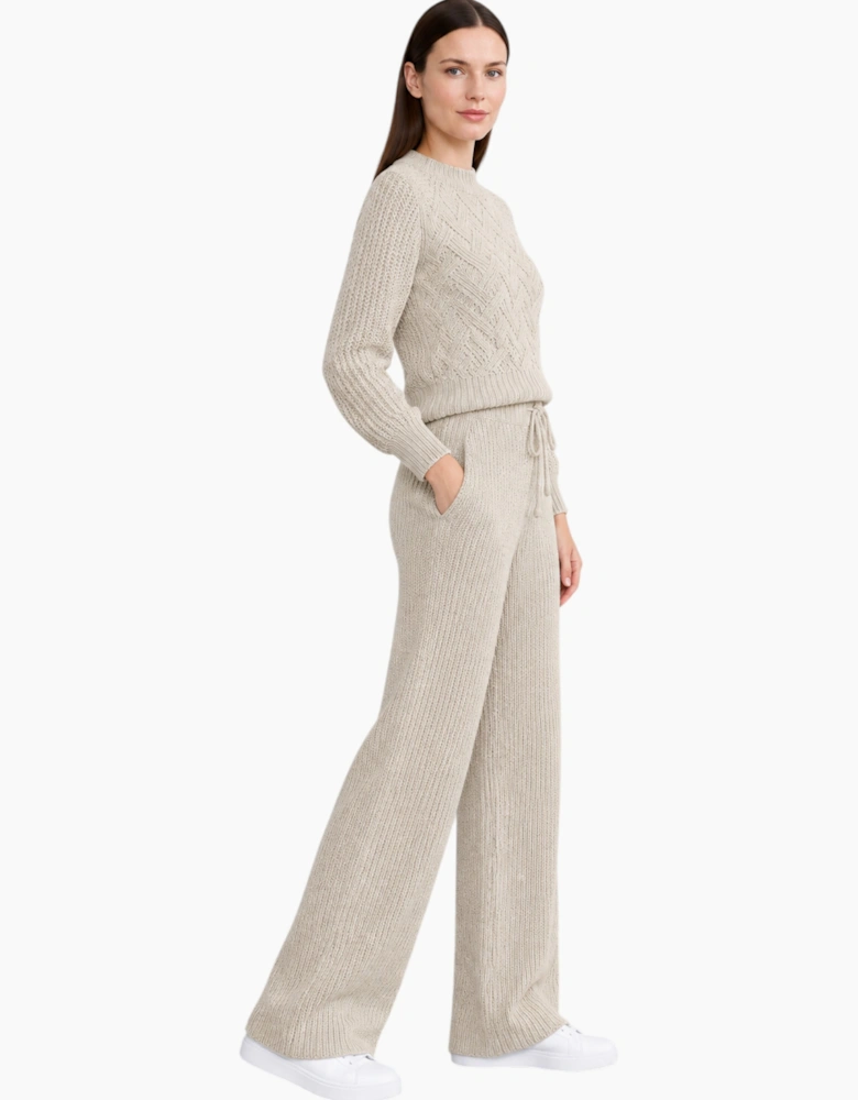 M&S Womens Kintted Loungewear Trouser Set