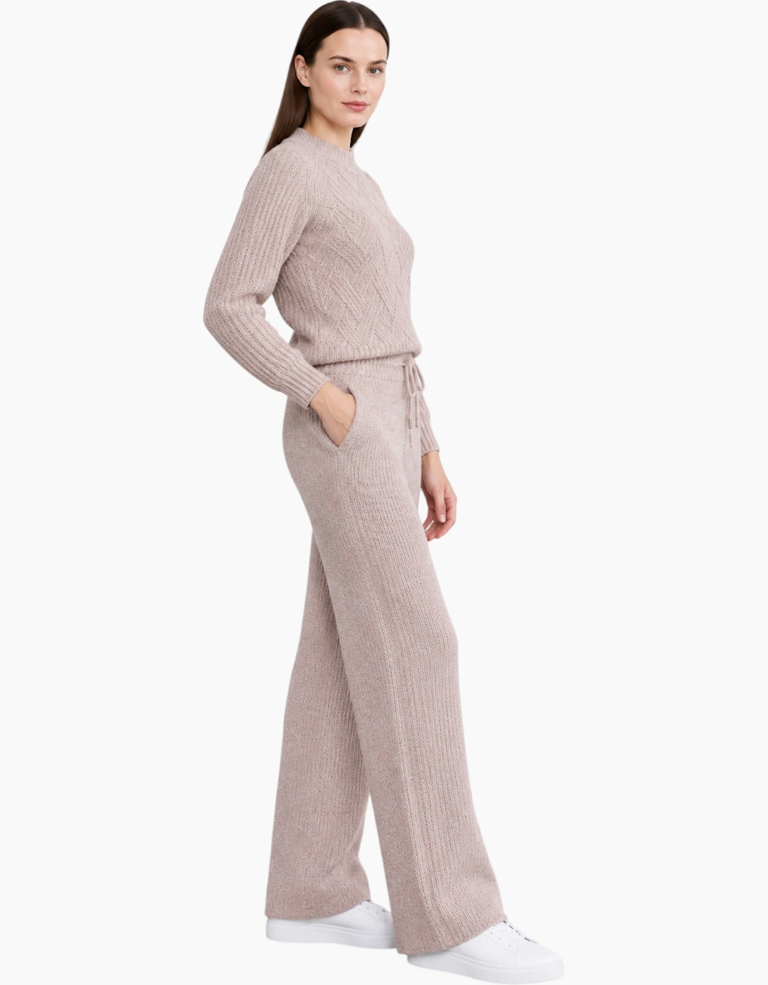 M&S Womens Kintted Loungewear Trouser Set
