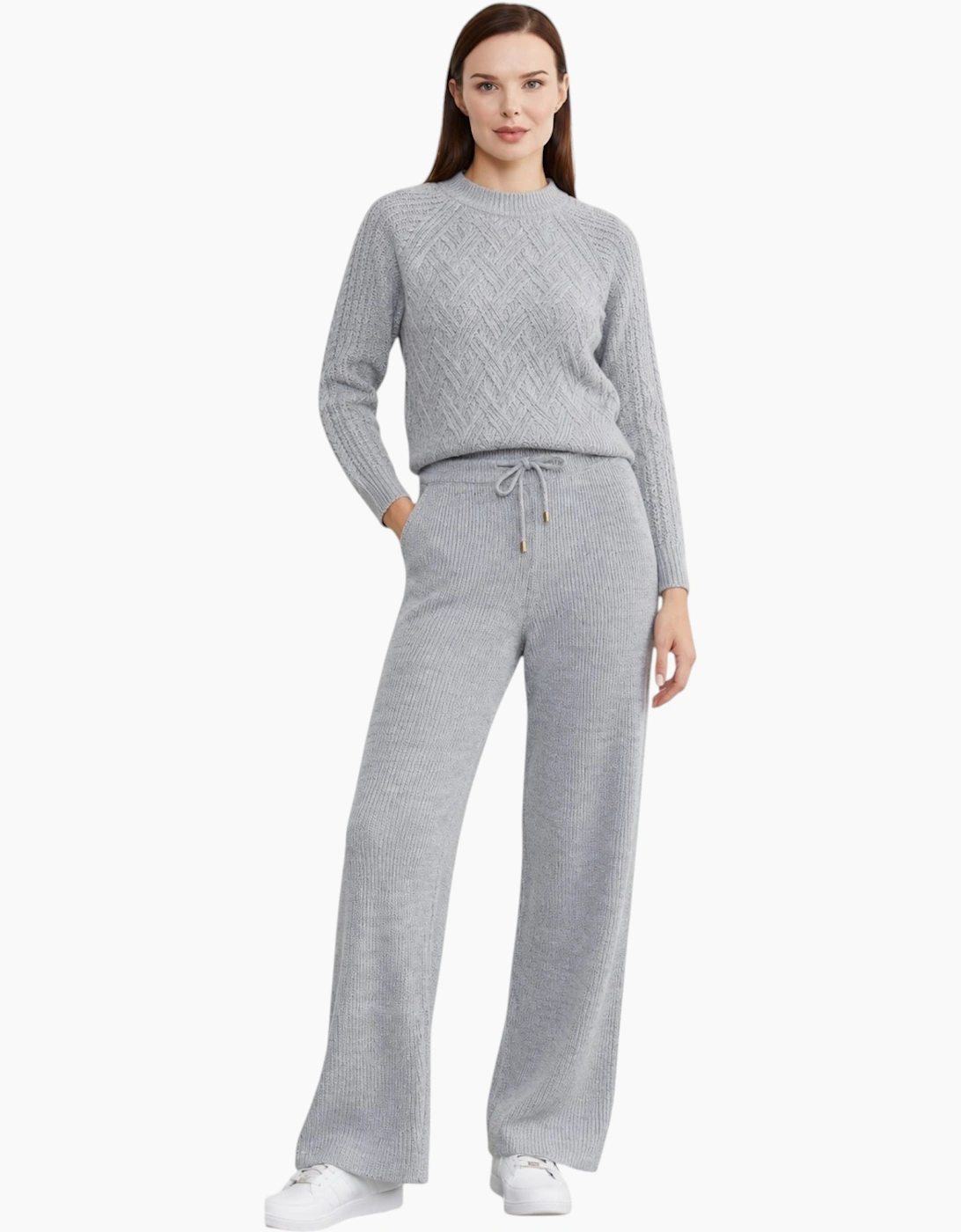 M&S Womens Kintted Loungewear Trouser Set