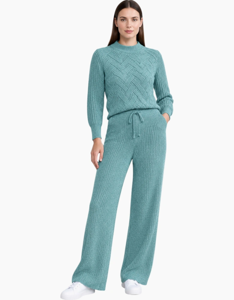 M&S Womens Kintted Loungewear Trouser Set