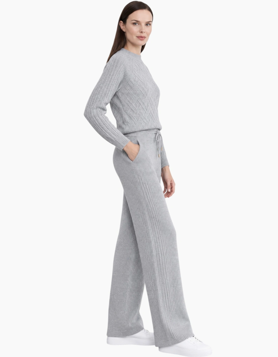 M&S Womens Kintted Loungewear Trouser Set