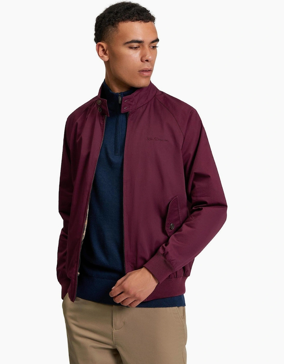 Ben Sherman Mens Signature Harrington Jacket