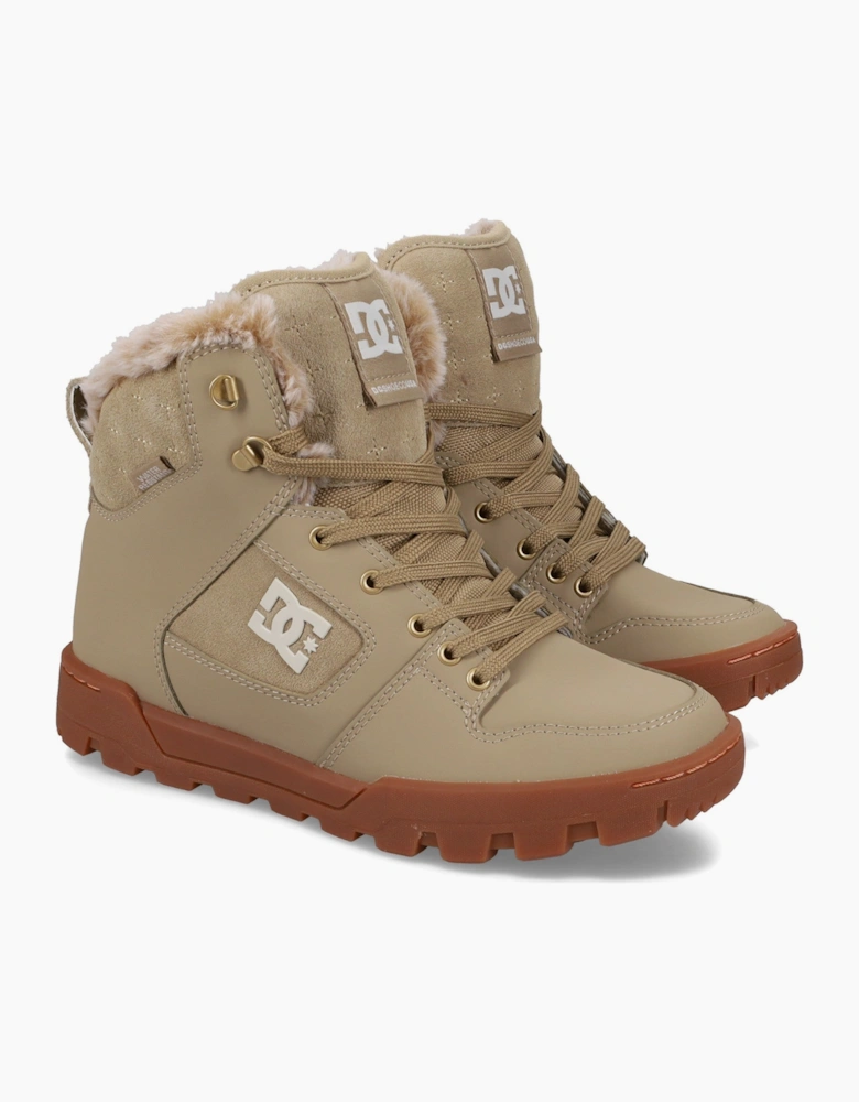 DC Shoes Womens Manteca 4 Faux Fur Lined Boots