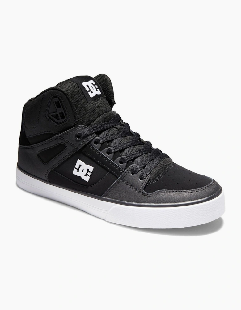 DC Shoes Mens Pure High Leather High Top Trainers