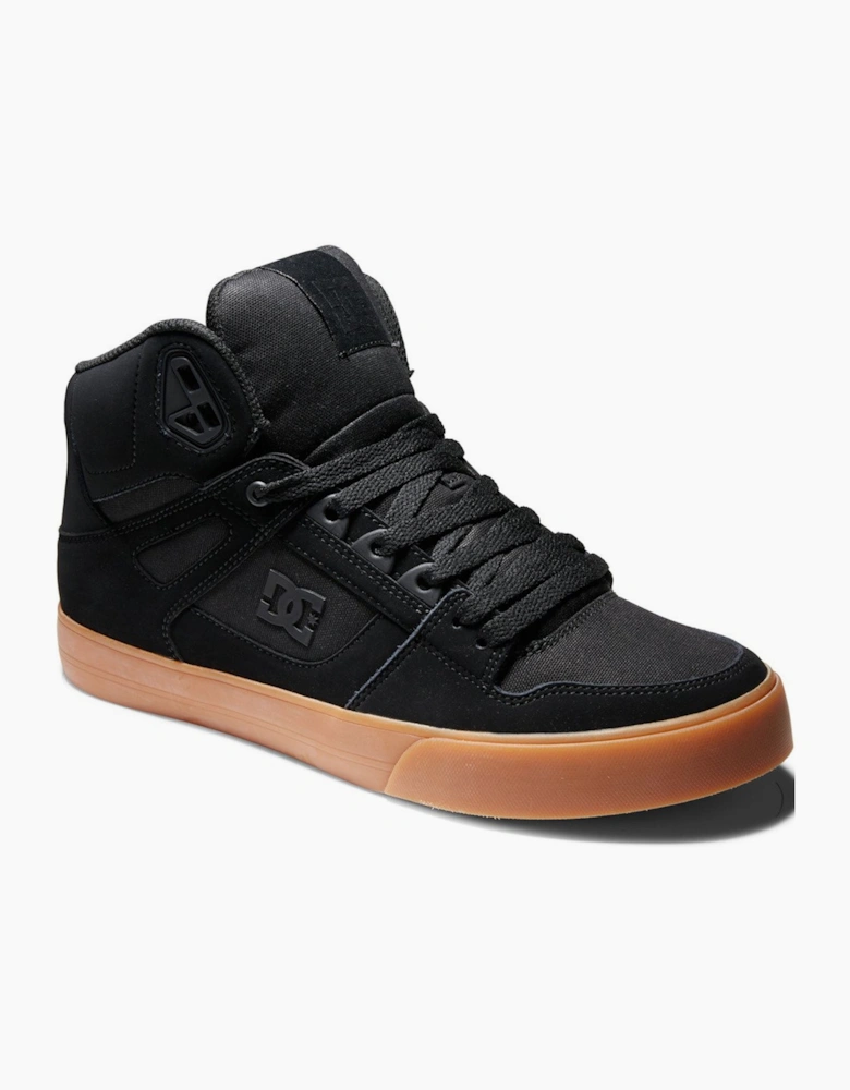 DC Shoes Mens Pure High Leather High Top Trainers