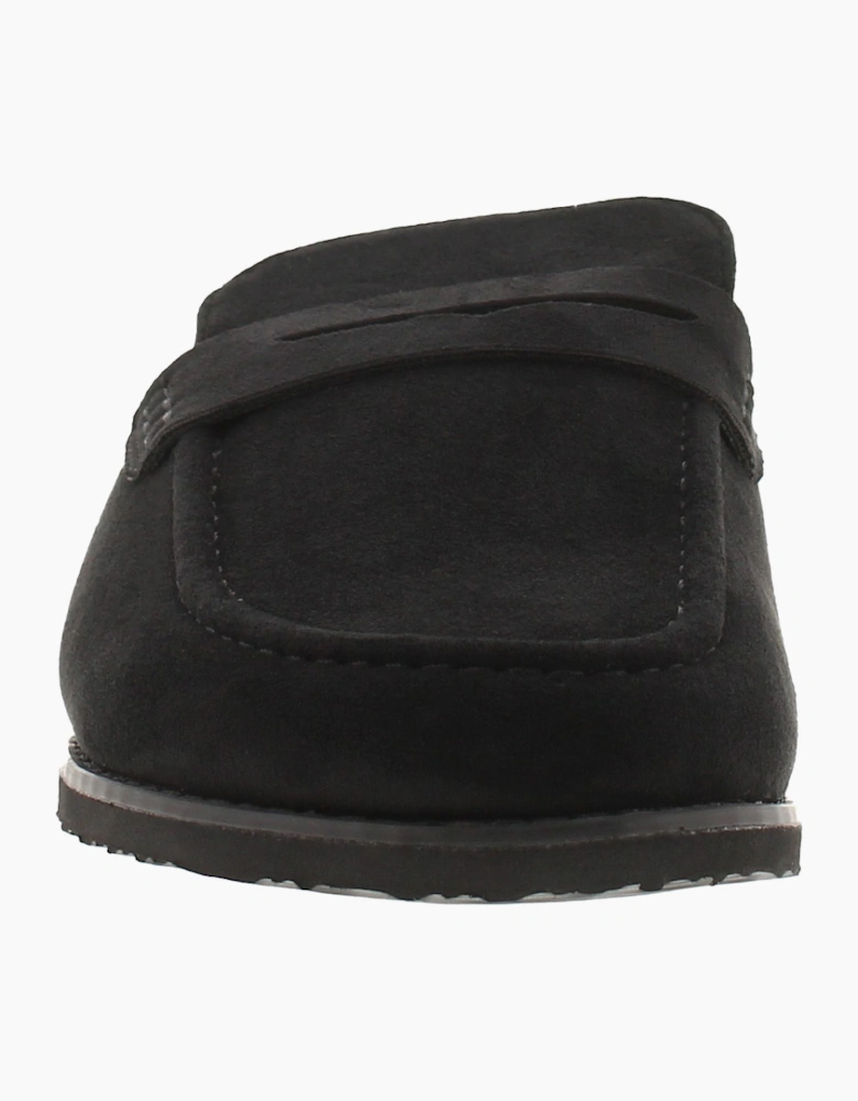 Truffle Womens Flat Shoes Donald Slip On black UK Size