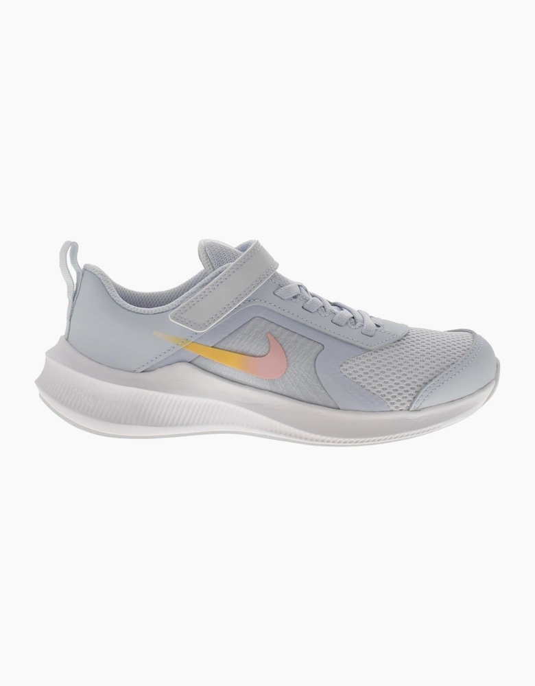 Nike Junior Girls Trainers Downshifter 11 Se Ps Touch Fastening football grey mu